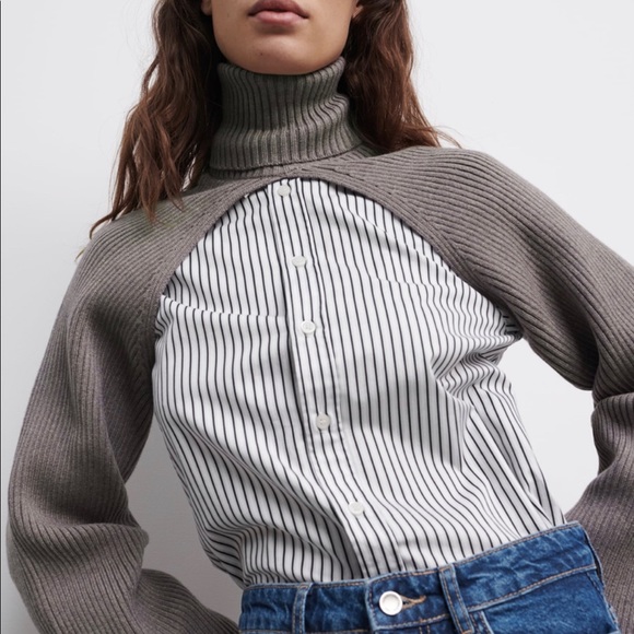 Zara Ribbed Arm Warmer - Picture 10 of 13